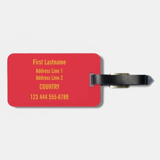 IBIZA Spanien Gewohnheits-Gepäckanhänger Gepäckanhänger (Rückseite horizontal)