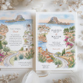 Ibiza Spanien Hochzeit Einladung