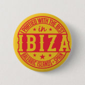 IBIZA Spanien Knöpfe Button (Vorderseite)