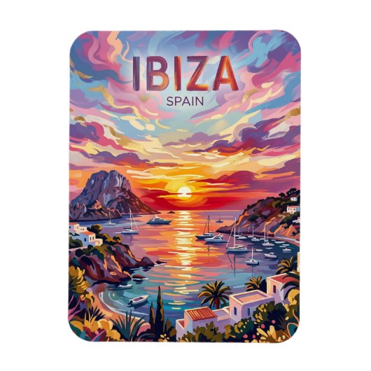 Ibiza Spanien Magnet (Vertikal)