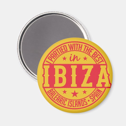 IBIZA Spanien Magnet (Vorderseite/Rückseite)