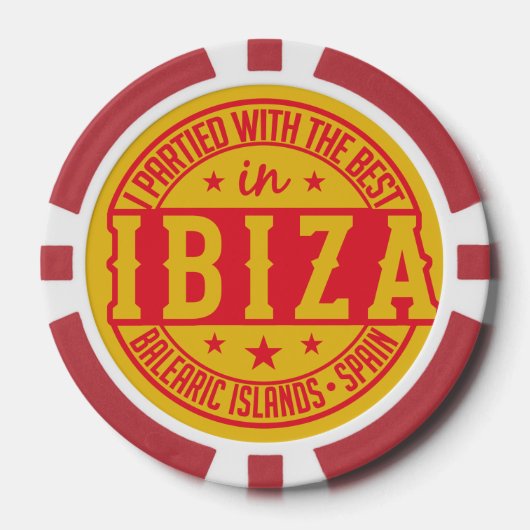 IBIZA Spanien Poker Chips (Vorderseite)