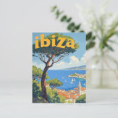 Ibiza Spanien Postkarte (Stehend Vorderseite)