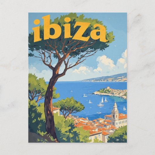 Ibiza Spanien Postkarte (Vorderseite)