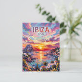 Ibiza Spanien Postkarte (Stehend Vorderseite)