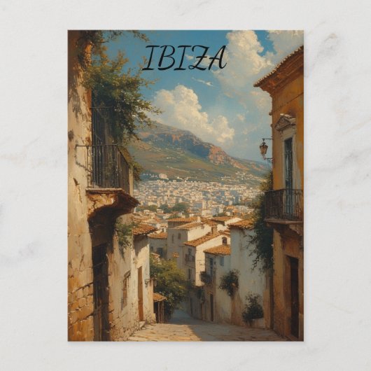 Ibiza Spanien Postkarte (Vorderseite)
