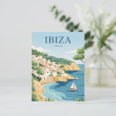 Ibiza Spanien Postkarte (Stehend Vorderseite)