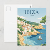 Ibiza Spanien Postkarte (Vorne/Hinten)