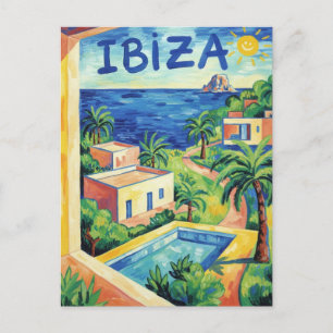 Ibiza Spanien Reise Postkarte