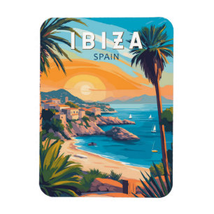 Ibiza Spanien Reisen Kunst, Dichtung und Musik Vin Magnet