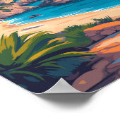 Ibiza Spanien Reisen Kunst, Dichtung und Musik Vin Poster (Ecke)