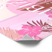 Ibiza, Spanien, Reisen Kunst, Preppy Art, Pasta Poster (Ecke)