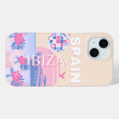 Ibiza, Spanien, Reisen Kunst, Preppy Art, Pink, Pa Case-Mate iPhone Hülle (Rückseite (Horizontal))
