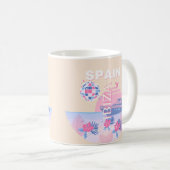 Ibiza, Spanien, Reisen Kunst, Preppy Art, Pink, Pa Kaffeetasse (VorderseiteRechts)