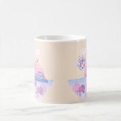 Ibiza, Spanien, Reisen Kunst, Preppy Art, Pink, Pa Kaffeetasse (Mittel)