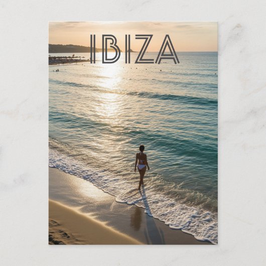 Ibiza Spanien Reisen Postkarte (Vorderseite)