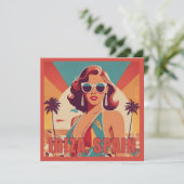 Ibiza, Spanien Reiseplakat Karte (Stehend Vorderseite)