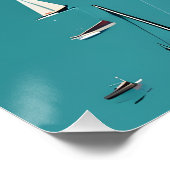 Ibiza, Spanien Reiseplakat Poster (Ecke)