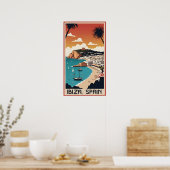 Ibiza, Spanien Reiseplakat Poster (Küche)