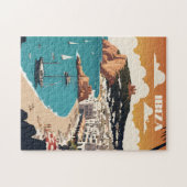 Ibiza, Spanien Reiseplakat Puzzle (Horizontal)