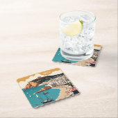 Ibiza, Spanien Reiseplakat Untersetzer (Vor Ort)