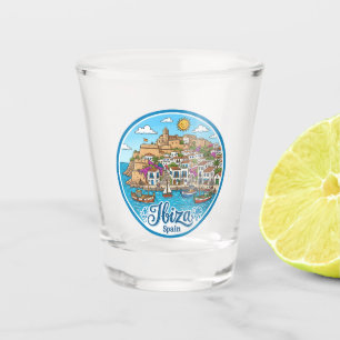 Ibiza Spanien Schnapsglas