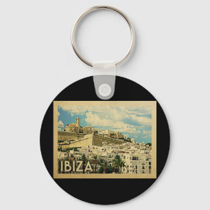 Ibiza Spanien Vintage Reise Schlüsselanhänger