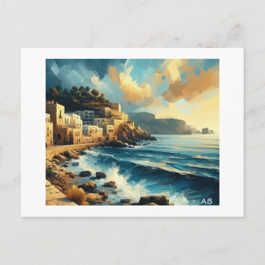 Ibiza, Spanische Küste, Postkarte (Vorderseite)