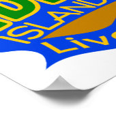 Ibiza-Staat Poster (Ecke)