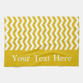 Ibiza Sunset Wave Zickzack anpassbar Handtuch (Horizontal)