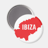 Ibiza-Symbol Magnet (Vorderseite/Rückseite)