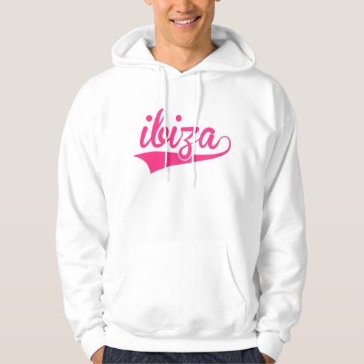 Ibiza Text 2 Hoodie (Vorderseite)