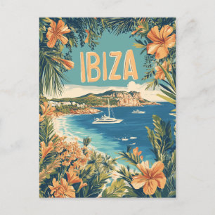 Ibiza Vintage Postkarte