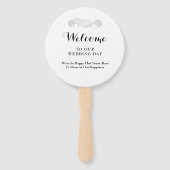 Ibiza Wedding Destination Fächer (Rückseite)