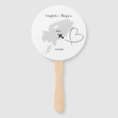 Ibiza Wedding Destination Fächer (Vorderseite)