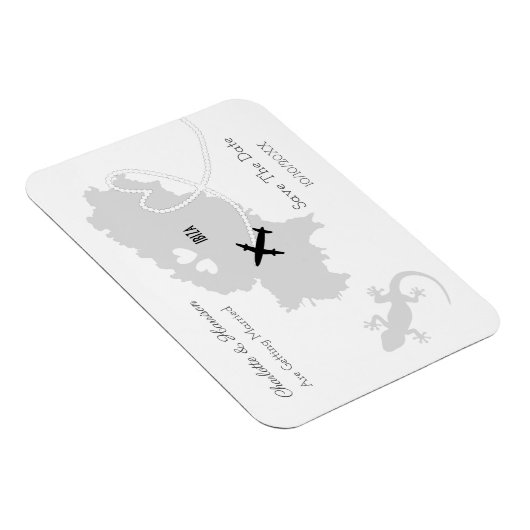 Ibiza Wedding Destination Save the Date Magnet (Rechte Seite)