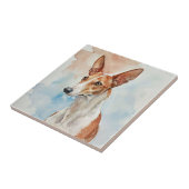 Ibizan Hound Acrylic Photo Tile Fliese (Seite)