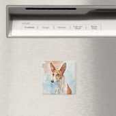 Ibizan Hound Acrylic Photo Tile Magnet (In Situ (Geschirrspüler))