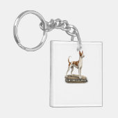 Ibizan Hound – Built For Elegance Schlüsselanhänger (Vorderseite links)