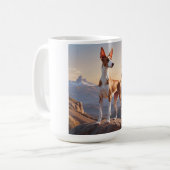 Ibizan Hound Elegante Kaffee Tasse (Vorderseite Links)