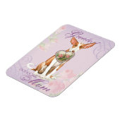 Ibizan Hound Heart Mama Magnet (Linke Seite)