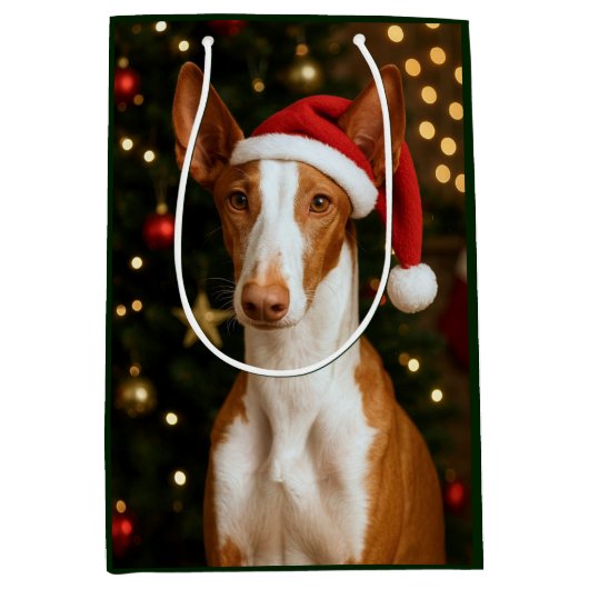 Ibizan Hound Holiday  Mittlere Geschenktüte (Vorderseite)