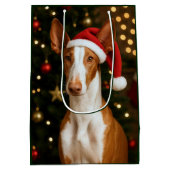 Ibizan Hound Holiday  Mittlere Geschenktüte (Rückseite)