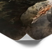 Ibizan Hound Hund Art Print Poster (Ecke)