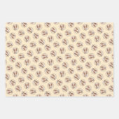 Ibizan Hound Malerei glatt Roter Hund Kunst Geschenkpapier Set (Vorderseite)