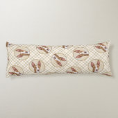 Ibizan Hound Malerei glatt Roter Hund Kunst Seitenschläferkissen (Rückseite)