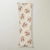 Ibizan Hound Malerei glatt Roter Hund Kunst Seitenschläferkissen (Vorderseite Vertikal)