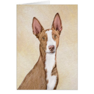 Ibizan Hound Malerei - Niedliche Original Hunde Ku