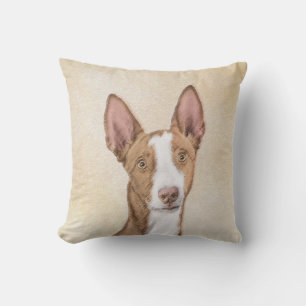 Ibizan Hound Malerei - Niedliche Original Hunde Ku Kissen