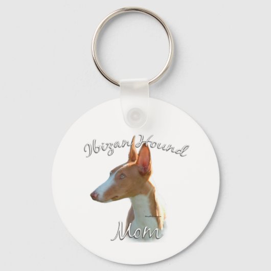 Ibizan Hound Mama 2 Schlüsselanhänger (Vorderseite)